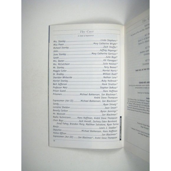 Man Who Came Dinner Stagebill Opening Night July 2000 Nathan Lane Jean Smart - Picture 4 of 6